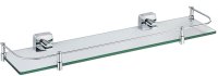 Полка стеклянная FIXSEN KVADRO FX-61303B, хром