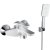 Cмеситель для ванны ViEiR V333531-F Белый/Хром 