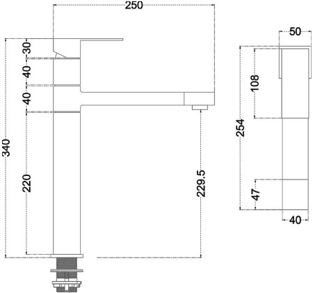 Смеситель для кухни Melana Cubo F610203 Сатин 