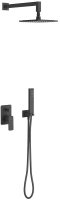 Душевая система Excellent Keria AREX.SET.2045BL Черный матовый