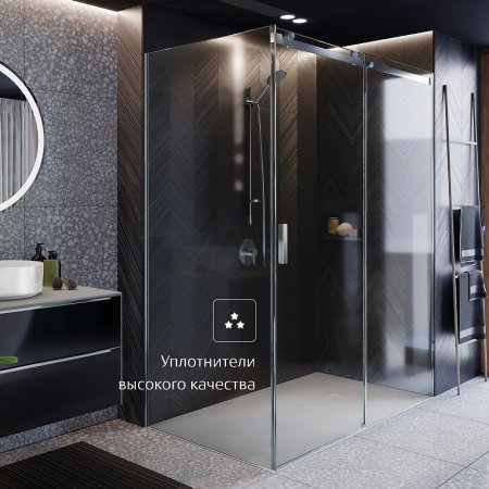 Душевая дверь Roca Area 120 L MP05L2012M профиль Хром стекло прозрачное 