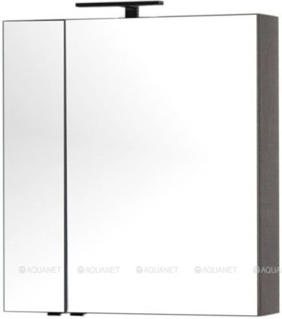 Зеркало-шкаф Aquanet Эвора 80 дуб антик 