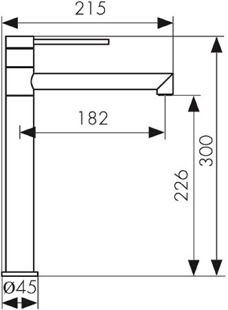 Смеситель для раковины Kaiser Vita 43111 Хром 