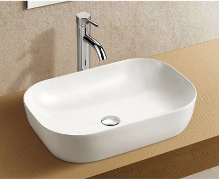 Раковина-чаша Azario 61 AZ-2143P Белая глянцевая 