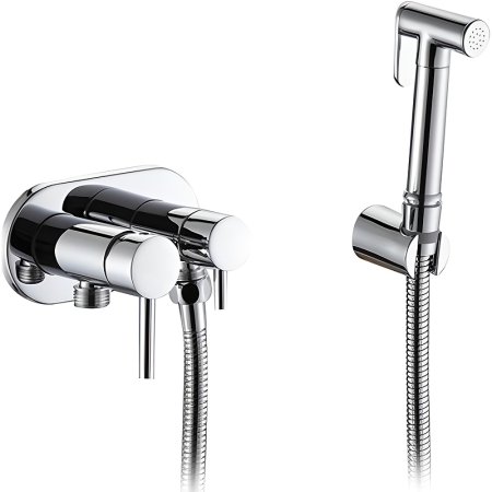 Гигиенический душ со смесителем Frap F7508 Хром 