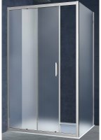 Душевой уголок Vincea Alpha 130x90 VSR-3AL9013MT профиль Хром стекло текстурное