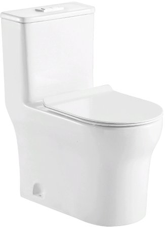 Унитаз моноблок Azario Sinto AZ-1098 с бачком и сиденьем Микролифт 
