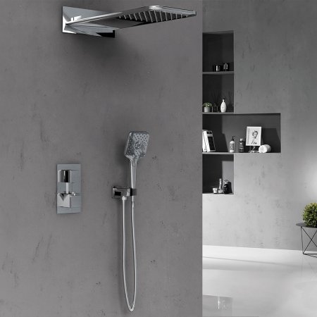 Душевая система Vincea VSFW-103TCH с термостатом Хром 