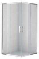 Душевой уголок Cezares Eco O A2 90 C Cr стекло прозрачное + душевой трап