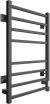 Полотенцесушитель электрический ДВИН L plaza neo 80/50 К диммер квадрат, чёрный матовый (4656759179267) 