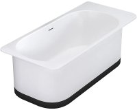 Ванна из искусственного камня Salini Ninfea 180х82 102721M Белая матовая