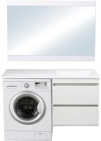 Тумба под раковину Style Line Даллас 120 Люкс Plus подвесная Белая