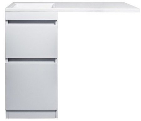 Тумба под раковину Style Line Даллас 100 Люкс Plus Белая 
