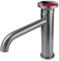 Смеситель для раковины Bronze de Luxe 9009GM-R, графит/красный