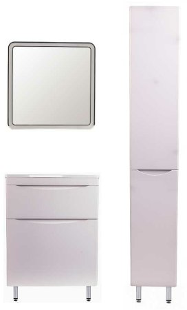 Тумба под раковину Style Line Бергамо 60 СС-00002307 Белая антискрейч 