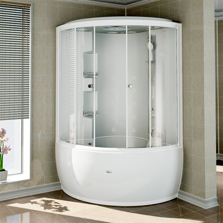 Душевой бокс Radomir Лаура 2 стекло прозрачное 