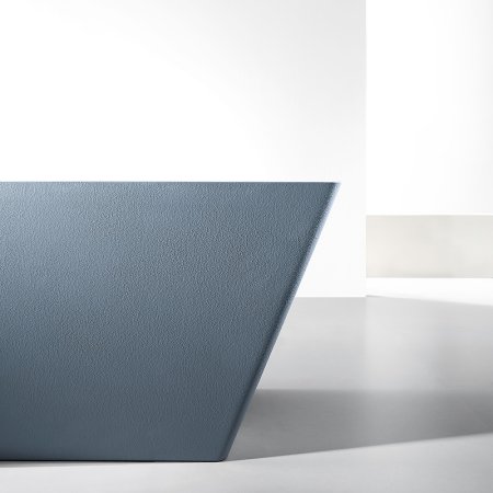 Ванна из искусственного камня Abber Berlin 170x75 AM9912G Серая без гидромассажа 