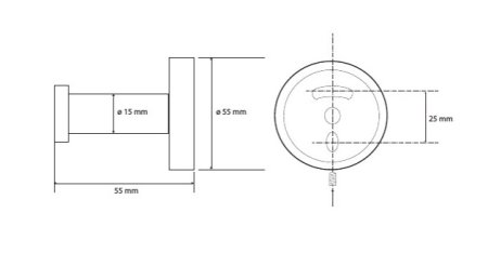 Крючок Bemeta Dark 104106060 черный 