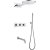 Душевая система Abber Wasser Kreis AF8150 с термостатом Хром 