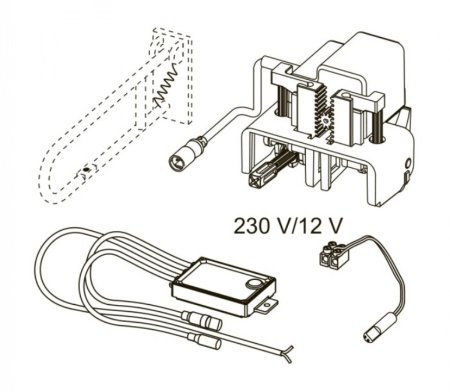 Привод бесконтактного смыва TECE Planus 9240357 