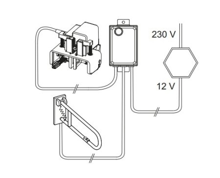 Привод бесконтактного смыва TECE Planus 9240357 