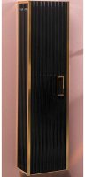 Шкаф пенал Boheme Armadi Art Monaco 35 868-BG подвесной Черный глянец Золото