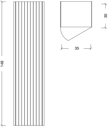 Шкаф пенал Boheme Armadi Art Monaco 35 868-BG подвесной Черный глянец Золото 