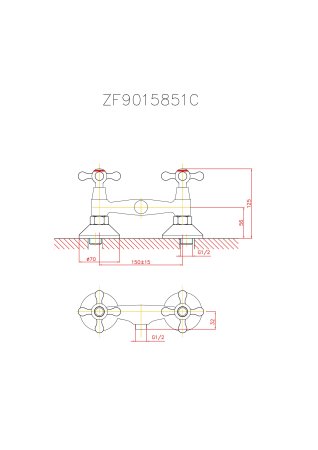 Смеситель для душа HAIBA CRON CN2008 