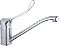 Смеситель однорычажный хирургический для кухни HAIBA HB4254 хром