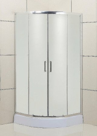 Душевой уголок BelBagno Uno 90х90 UNO-195-R-2-90-P-Cr профиль Хром стекло рифленое 