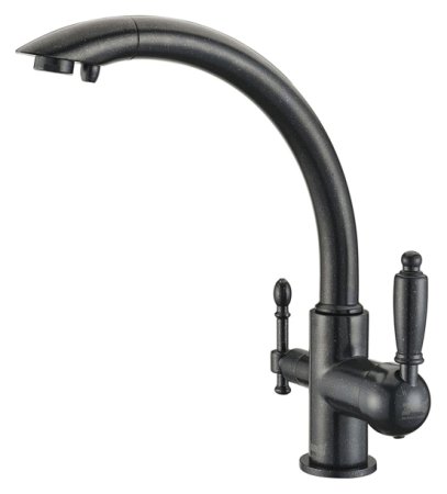 Смеситель для кухонной мойки Zorg Clean Water ZR 314 YF-33 черный металл 