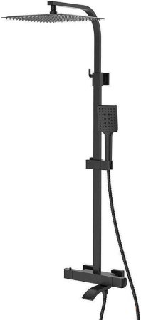 Душевая система Gappo G07-6 G2407-60 с термостатом Черная матовая 