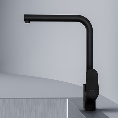 Смеситель для кухни AM.PM Like F8005022 Черный матовый 