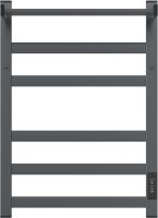 Полотенцесушитель электрический APEXTERMO Terra TR11164GF 600x400 с крючками и полкой, графит металлик