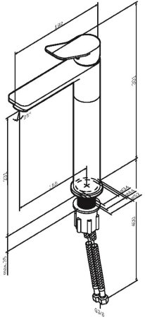 Смеситель для раковины AM.PM X-Joy F85A92000 Хром 