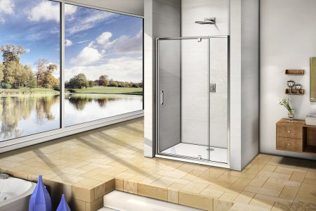 Душевая дверь в нишу Good Door Orion WTW-PD-120-C-CH 