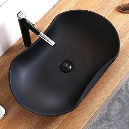 Раковина CeramaLux 67 9175МВ Черный 