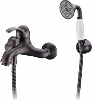 Смеситель WasserKRAFT Isar 1301 для ванны с душем, темная бронза