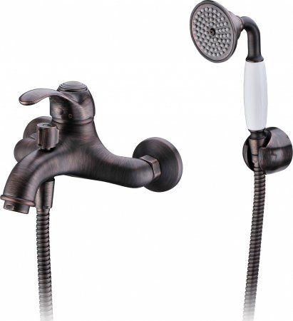 Смеситель WasserKRAFT Isar 1301 для ванны с душем, темная бронза 