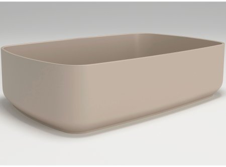 Раковина-чаша Plumberia Selection NOVE SOFT CT 48x12.5x32 Creta 