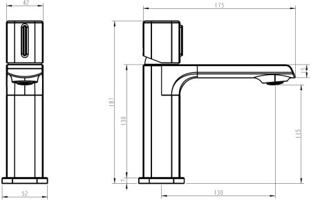 Смеситель для раковины ESKO Abu Dhabi" (ABU26)" 