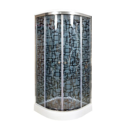 Душевая кабина Deto BМ1510 стандартная BLACK 