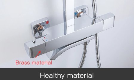 Душевая система Gappo G07 G2407-40 с термостатом Хром 