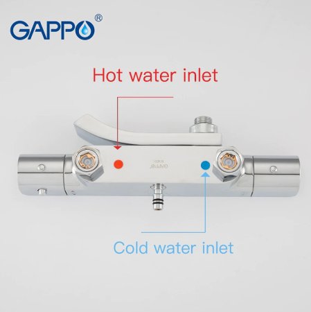 Душевая система Gappo G07 G2407-40 с термостатом Хром 