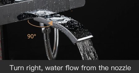 Душевая система Gappo G07 G2407-40 с термостатом Хром 