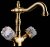 Смеситель для раковины Boheme Crystal 312-CRST Бронза 