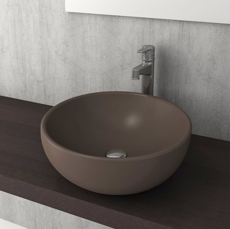 Раковина-чаша Bocchi Roma Vessel 45 1119-025-0125 Кофейная матовая 