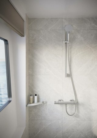 Смеситель для душа Hansgrohe Ecostat Comfort 13116000 с термостатом Хром 