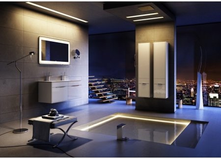 Зеркало Aqwella 5 Stars Malaga 120 Mal.02.12 Белый 