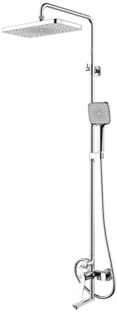 Душевая система с тропическим душем и изливом IDDIS Parker (PARSB3Fi06) 